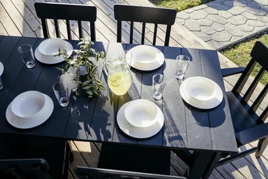 Breeo X Series 7pc Dining Table - 35"x72" Dining Table 6, 2 Arm Chairs, & 2 Side Chairs - Outdoor Patio Furniture Set - Weather-Proof Patio Sets for Outdoor, Backyard, Outside - Gray
