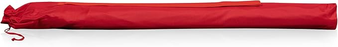 PICNIC TIME 5.5 Ft Portable Beach Umbrella, Lightweight UV Protection Sunshade with Tilt Pole & Carry Bag, Outdoor Canopy Umbrella for Beach, Sand, Pool, Patio, Camping, Travel, or Backyard Shade, (Red)