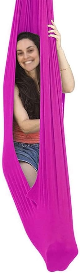 Indoor Therapy Swing Kids Snuggle Swing with Special Needs Cuddle Hammock for Children Adults Autism, ADHD, Aspergers Sensory Integration Easy to Install