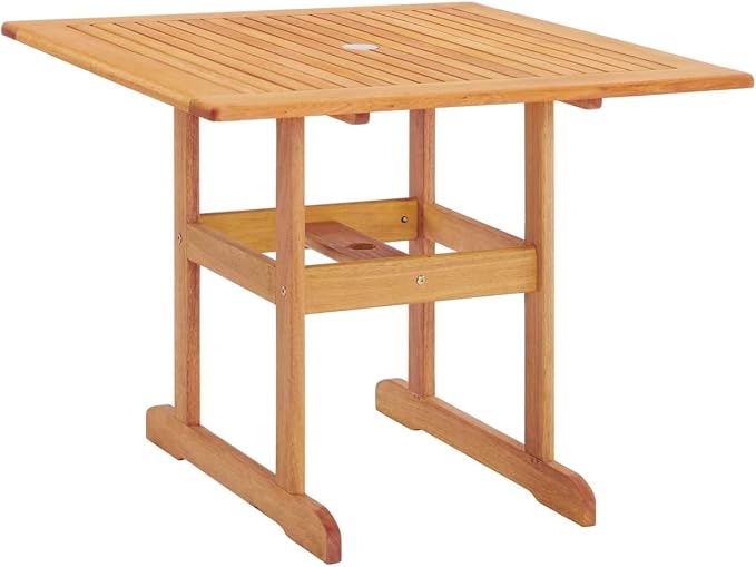 Modway EEI-3674-NAT Hatteras Dining Table, Natural