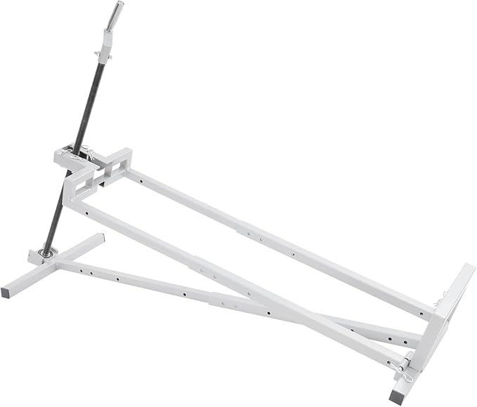 Lawn Mower Lift, 29 Inch Lawn Mower Lift Tool Adjustable Movable Lawn Mower Lift Solid Carbon Steel Lawnmower Lifting Machine for Riding Lawn Mower, Zero Turn Lawn Mowers (Regular Gray)