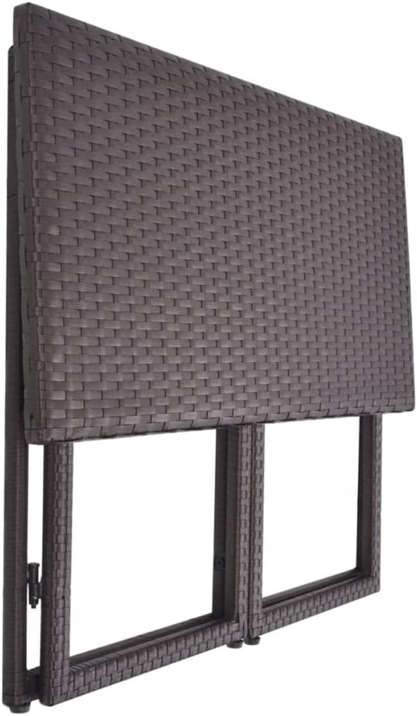 Patio Dining Set with Cushions,Patio Lounge Set,Outdoor Patio Furniture,Conversation Furniture,Patio Furniture Sets,for Terrace,Garden,Backyard,5 Piece Steel Poly Rattan Brown