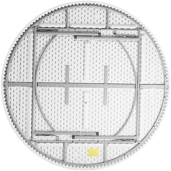 Pack 30 180cm / 72" Round Folding Table Round Fold Up Table Granite Outdoor Table White Round Folding Table Plastic Round Folding Table Banquet Folding Table 72 Inch Round Table Large Plastic Table