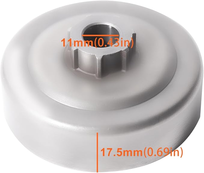 3/8"-7T Clutch Drum E-clip Kit 99944400395 For Echo Chainsaw CS-352 CS-310 305S, Clutch Drum, Washer, E-clip, Rim Sprocket.