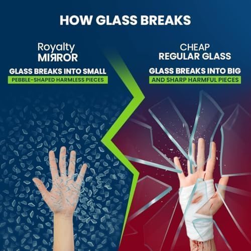 Royalty 60" Inch Round Tempered Glass Table Top – Clear Table Top Glass – Useful for Replacement, Tabletop Protector, Patio, Dining, Coffee, Desks -1/4" Aqualite Polished Edge