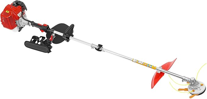 26cc/33cc/43cc Weed Eater Gas Powered, Gas Weed Trimmer Wacker Single-Cylinder Air-Cooled 2-Stroke Gasoline Engine Brush Cutter, Lawn Edger Grass Trimmer Tools for The Garden and Yard (43CC)