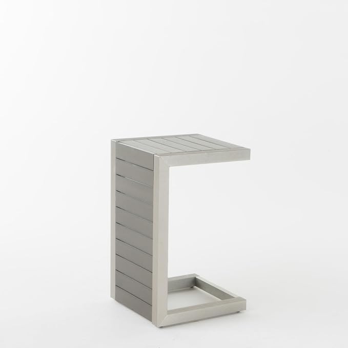 Cape Coral Alu C-Shaped Table