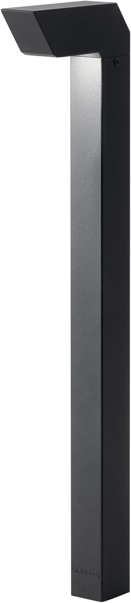 Kichler 12V LED Right Angle Path Light in Textured Black, Outdoor Landscape Lighting, 15846BKT, (1.5" W x 22" H x 5.75" L)