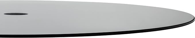 Pro Safe Glass 30" Round Gray Tint Tempered Patio Glass Table Top 2" Center Hole