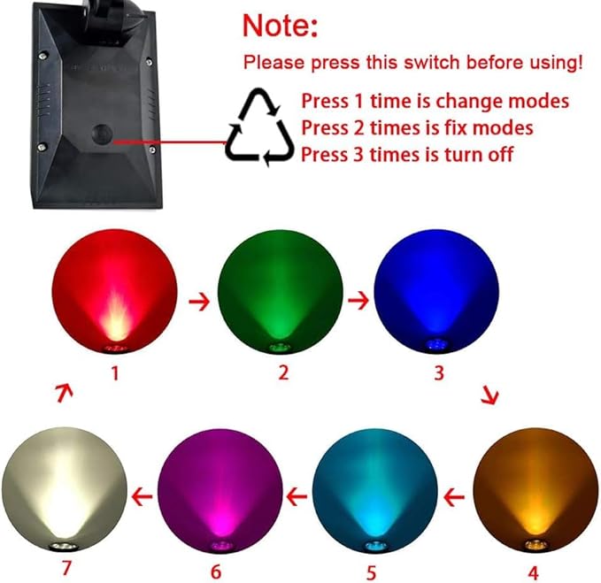 Solar Spot Lights Outdoor Waterproof Solar Powered Spotlight Landscape Lighting Color Changing Auto On/Off for Yard Garden Tree 4 Pack
