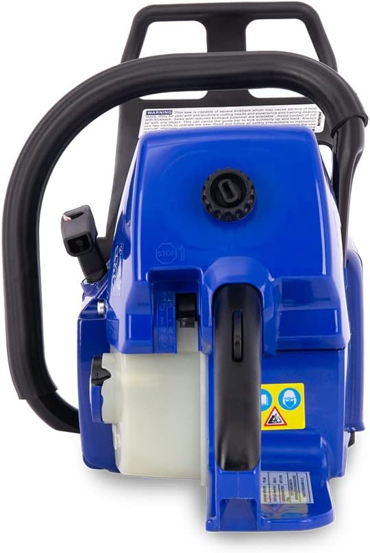 Holzfforma 76.5cc G466 Gasoline Chain Saw Power Head with 3/8" .063" 28Inch 92 Drive Links Guide Bar and Chain Normal Handle Bar
