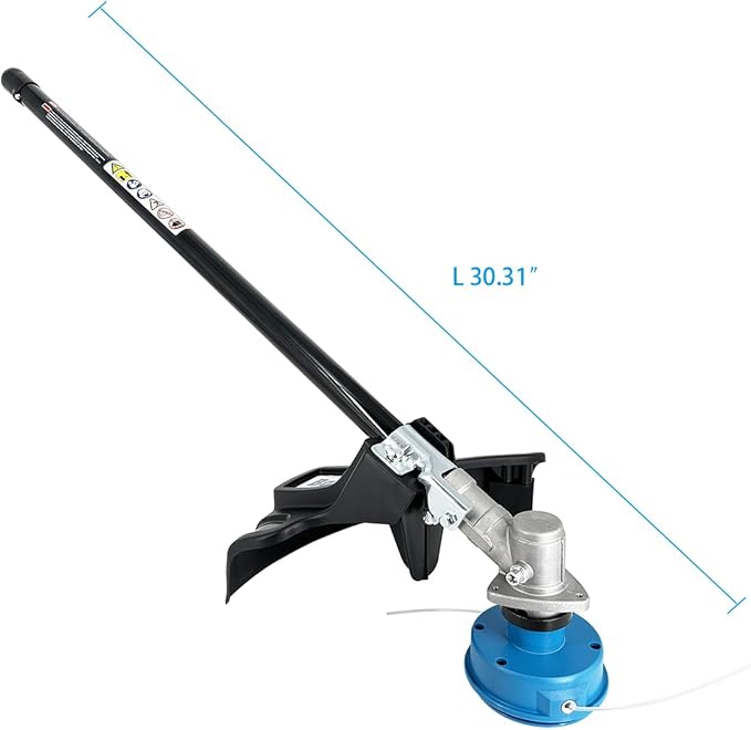 String Trimmer (Line Trimmer) Attachment 18-inch Straight Shaft Head Light Weight High Efficiency Weed Eater