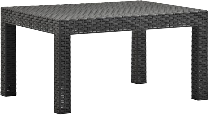 Patio Lounge Set with Cushions,Outdoor Conversation Furniture Sets,Outdoor Furniture Sets,for Lawn,Garden,Backyard,2 Piece PP Rattan Anthracite