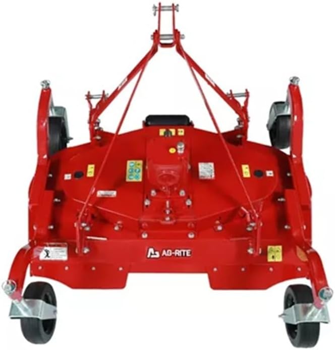 48" Finishing Mower | 3-Point Cat 1 Hitch | 3-Blade Rear Discharge for 16-50 HP Tractors | Grooming Attachment for Lawns and Pastures | 540 RPM PTO (PTO Shaft Not Included)