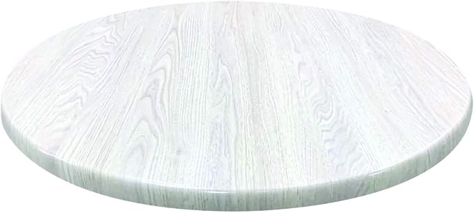 Holland Bar Stool 30" Diameter White Ash, Indoor/Outdoor All-Season EnduroTop Table Top