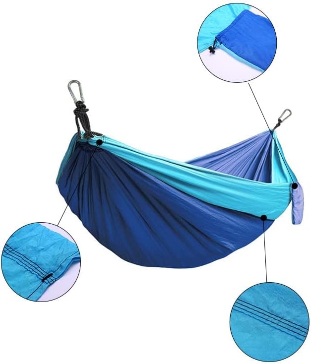 RUVOO Hammock Camping Hammock Camping Swing Chair Portable Outdoor Hammock with Carrying Bag for Garden Travel Hammocks for Outside (Color : G)