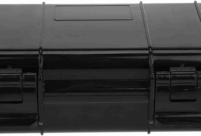 Naroote Outdoor Storage Box, Patio Storage Box Outdoor Pressure Proof Survival Storage Case with Shock Absorbing Pad Container for Small and Miniature Electronic Device (#2)