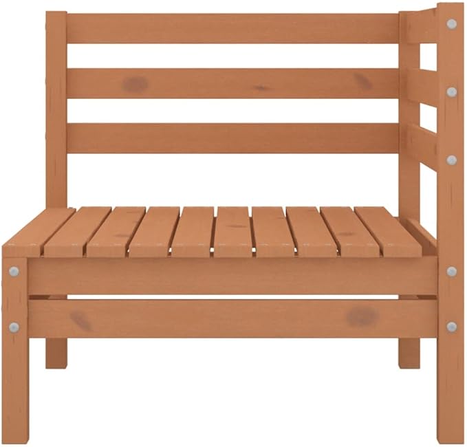 Patio Lounge Set,Wooden Sofa,Outdoor Furniture,Patio Conversation Sets,Outdoor Furniture Sets,for Garden,Deck,Backyard,3 Piece Solid Pinewood Honey Brown