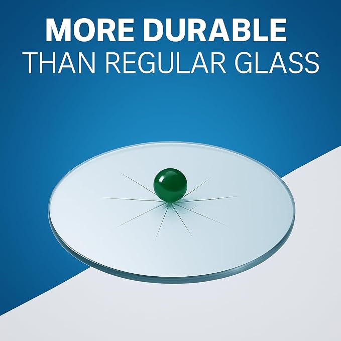 Audio-Visual Direct 48" Tempered Glass Table Top with Rounded Edge 5/16" Thick