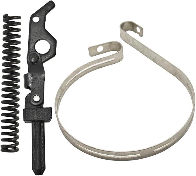 Chain Brake Band Spring Knee Joint Assembly Kit for Husqvarna 36, 41, 136, 137, 141, 142 Chainsaw - OEM 530052232/530054741