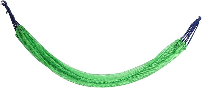Mipcase 1set Lightweight Mesh Hammock for Use Breathable Design Storage Bag for Camping and Relaxation Green