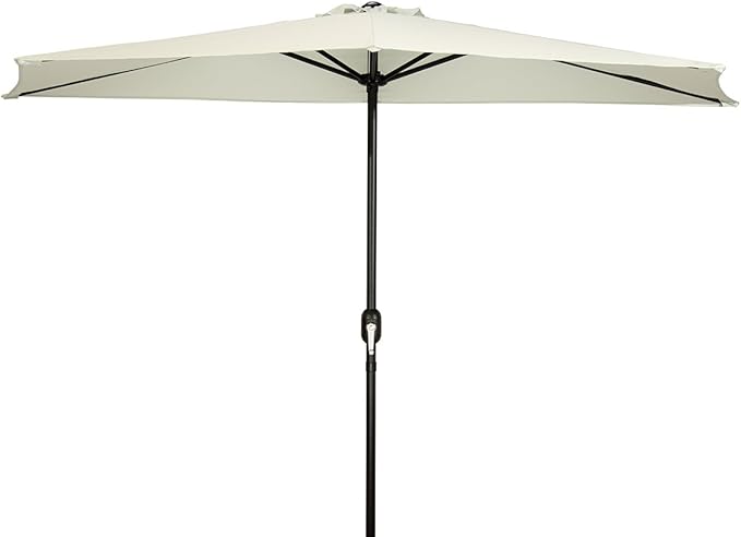 Patio Half Umbrella - 9' - By Trademark Innovations (Spa)