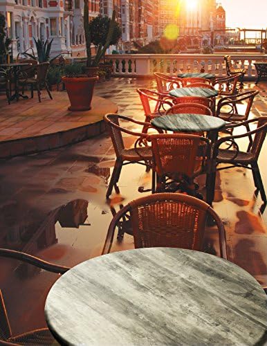Holland Bar Stool Co. 36" Diameter Greystone, Indoor/Outdoor All-Season EnduroTop Table Top