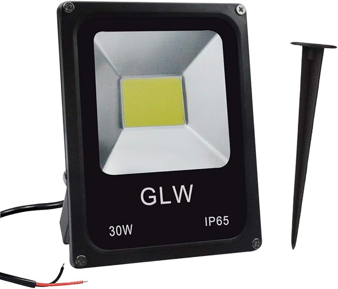 12V~60V 30W LED Flood Light Outdoor Waterproof IP65 Super Bright Outdoor Light LED Energy Saving Work Light 6000K 2700LM Daylight White 150W Halogen Lamp Equivalent