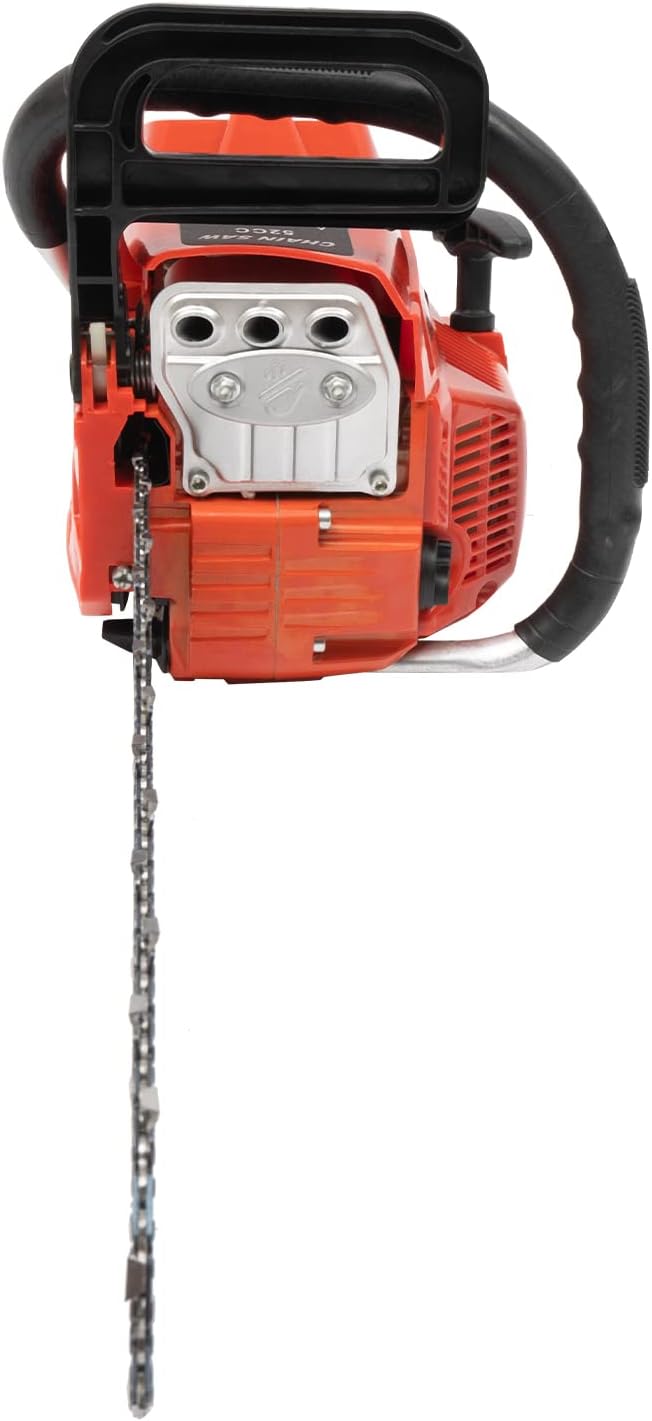 20inch Gas Chainsaw, 2.95HP 52CC 2-Stroke Gasoline Chainsaw, Air Cooled Pull Start Top Handle Gas Powered Chain Saw Petrol Chainsaws with Automatic Chain Lubrication for Trees, Wood Cutting