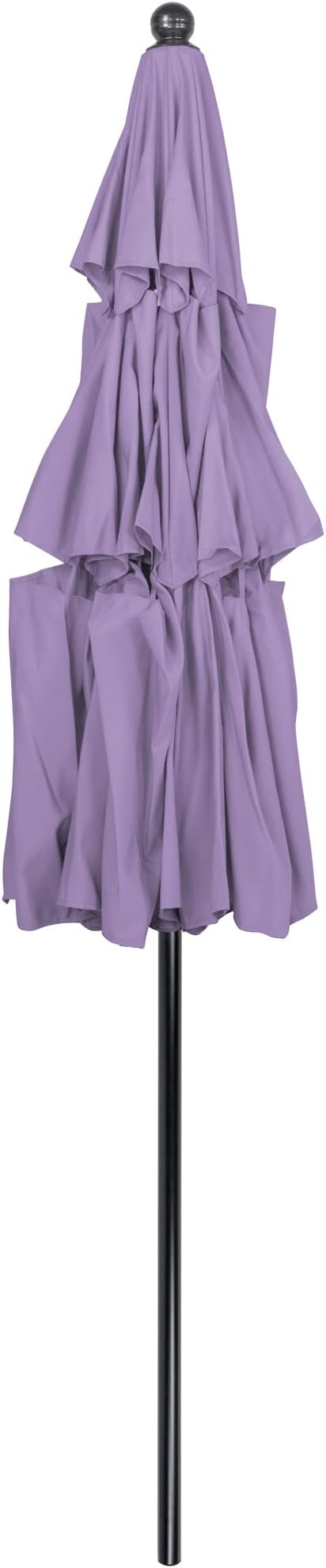 Northlight 9.75ft Outdoor Patio Market Umbrella with Hand Crank and Tilt, Purple