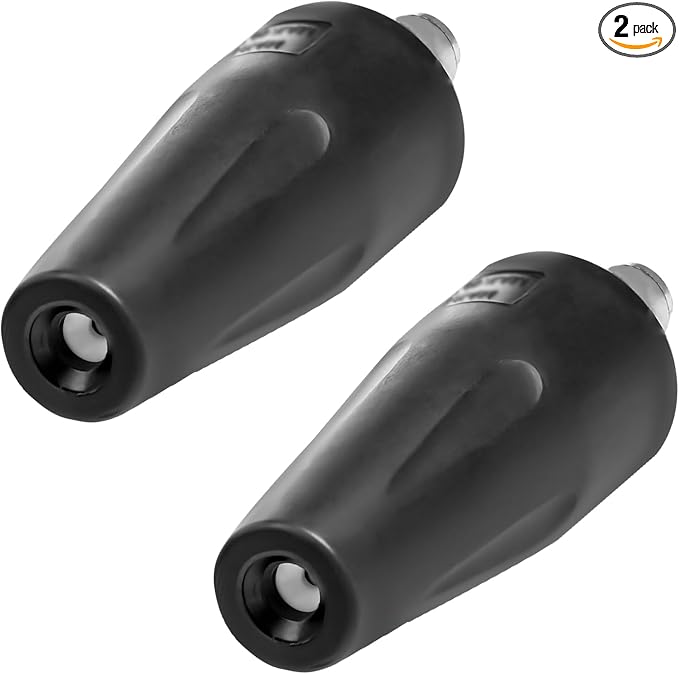 2 Pcs 2000 PSI Turbo Nozzle Pressure Washer Replacement Compatible with Greenworks 5201402, 1/4-Inch Quick Connect, Rotary Pressure Washer Nozzle