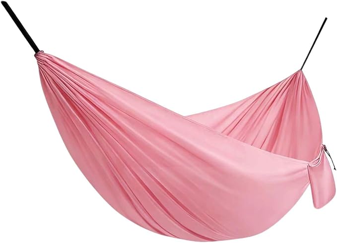 Outdoor Hanging Hammock for Adults, Foldable Travel Hammock with Lightweight Rope and Easy Installation, Perfect for Garden, Patio, Camping Trips, Relax and Enjoy Comfort Anywhere