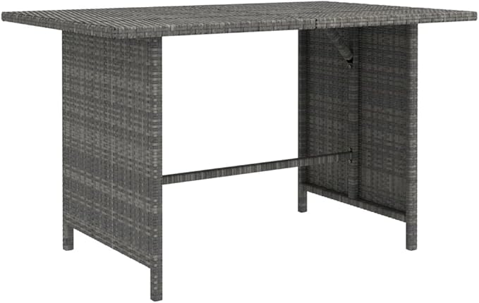 10 Piece Patio Lounge Set with Cushions, Porch Furniture Set Patio Conversation Set Outdoor Dining Sets Sectional Sofa for Garden Negotiation Area Piazza Exhibition Poly Rattan Gray