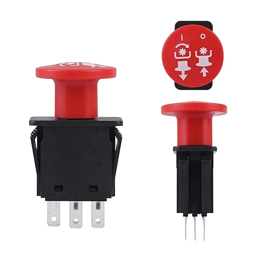 8 Terminals 10 AMP Clutch PTO Switch 4174684 500016 430-528 for Dixie Chopper Delta Hustler Lawn Mowers Compatible for Classic RZT Pro Series SZT Pro Series Zee 2 RZT Mower Delta Series 6204 Red