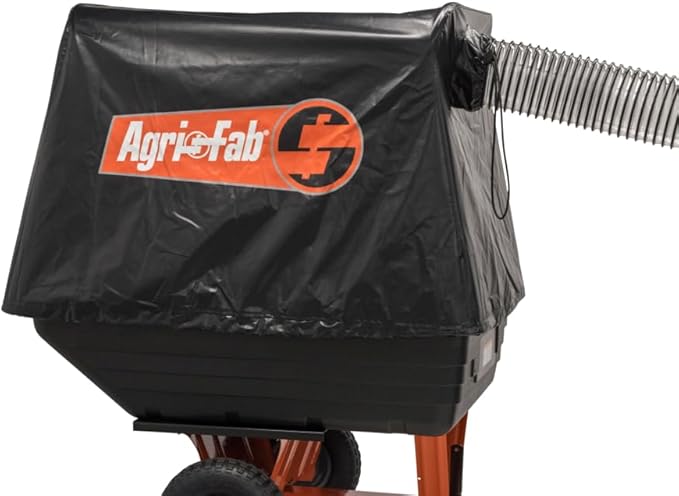 Agri-Fab Soft Top Mow-N-Vac Tow Behind Lawn Vacuum, 29 Cu Ft Leaf and Grass Collection System with 208cc Engine