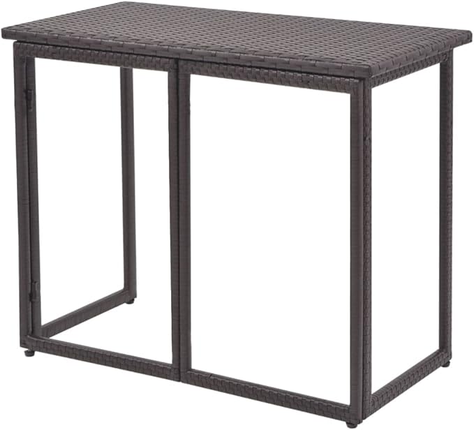 Patio Dining Set with Cushions,Patio Lounge Set,Outdoor Patio Furniture,Conversation Furniture,Patio Furniture Sets,for Terrace,Garden,Backyard,5 Piece Steel Poly Rattan Brown