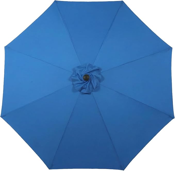 BPS Patio Umbrella Replacement Canopy for 9 ft 8 Ribs Table Umbrella, Outdoor Umbrella Replacement for Market Parasol, Canopy Only