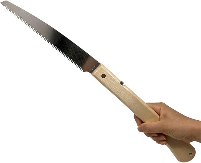 HACHIEMON Japanese Saw 210mm (8.3 Inch) Portable Hand Pruning Saw Compact and Smoothly