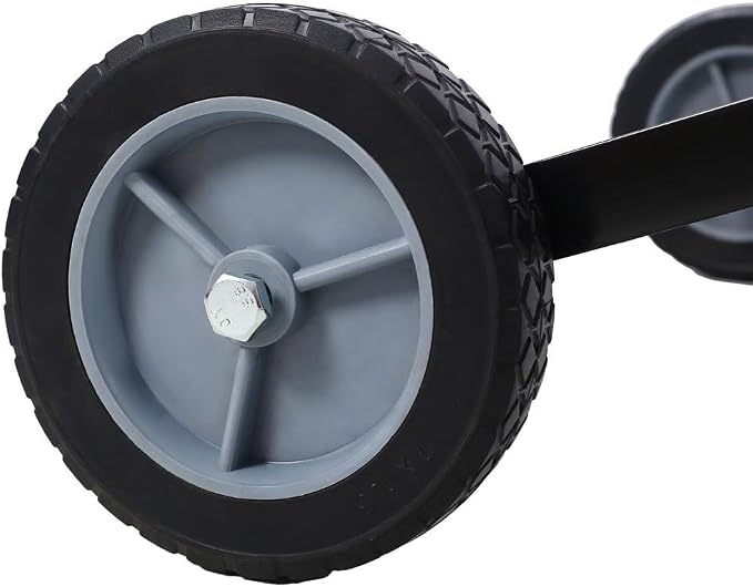 Tow-Behind 40" Lawn Sweeper and Dethatcher, 20 Rust-Proof Tine Landscape Rake, Riding Lawn Mower Attachment for Thatch Removal and Yard Maintenance