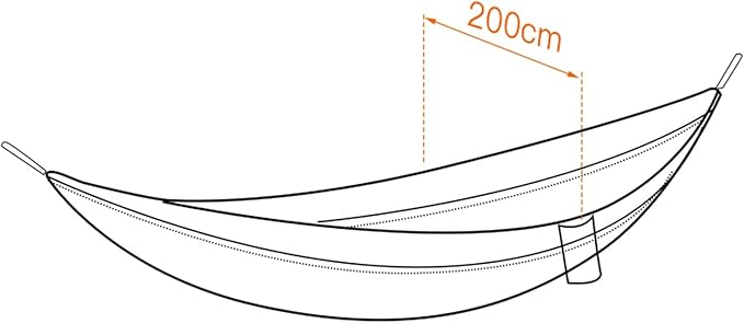 Camping Hammock, Camping Hammock 300 × 200cm Portable Hammock Lightweight Nylon Hammocks for Backpacking, Travel Hiking, Travel, Beach, Backyard(Yellow)