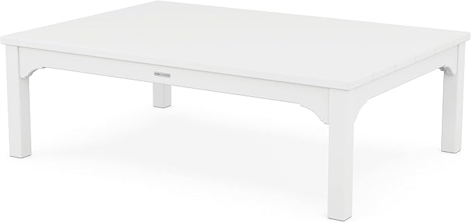 Martha Stewart by POLYWOOD® Chinoiserie Coffee Table in White