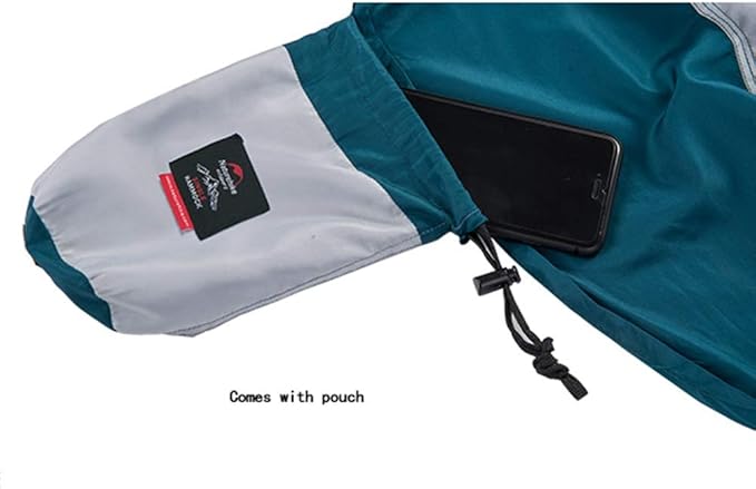 Camping Hammock, Hammock Outdoor Single and Double Camping Portable Swings Hanging Chair Lazy Hammocks Easy to Assemble Suitable for Travel Camping(Blue)