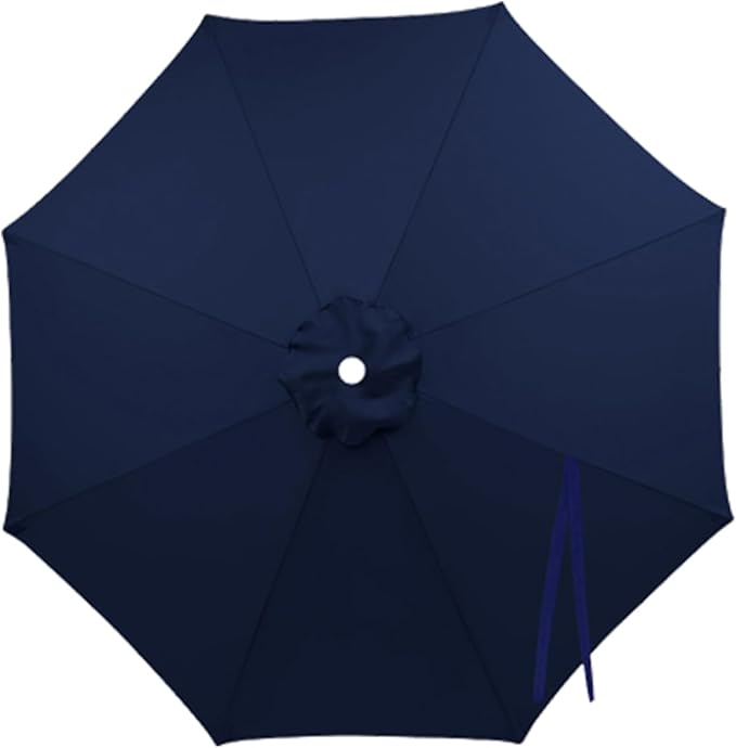 10FT 9FT 8FT Patio Umbrella Replacement Canopy, For 6/8 Ribs Market and Table Umbrella Top, UV Protection,Canopy Only