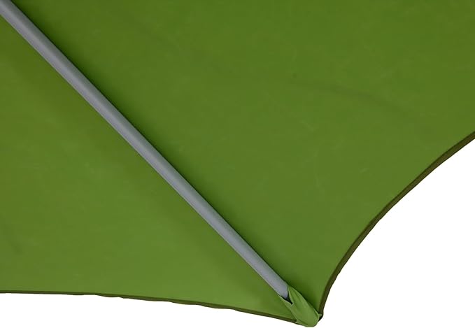 Tempera Patio Umbrellas Arc Edge Outdoor Table Market Umbrellas with Crank & Pust Button Tilt|Auto-Tilt, 8 Steel Ribs, High Color-Fastness Canopy