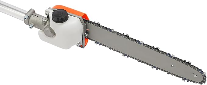 43CC 4 Stroke Pole Saw Powerful Gas Pole Chainsaw Telescopic Tree Pole Pruner,Fitted with 12-inch Chain Rail,Used For Wood Cutting, Sawing High Altitude Branches, Garden Pruning