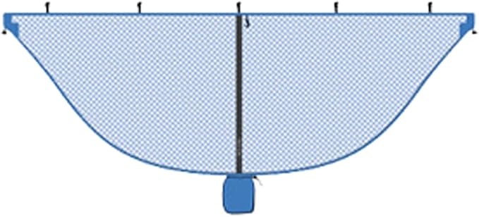 NOBRIM Camping Hammocks Mosquito Net Net Lightweight Portable 2 Person Hammock Fast and Easy Set Up for Outdoor Furniture