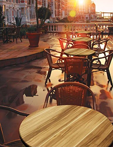 Holland Bar Stool 30" x 30" Natural, Indoor/Outdoor All-Season EnduroTop Table Top