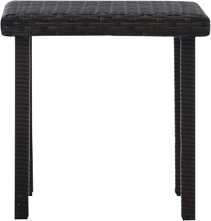 Durable Powder Coated Steel Small Garden Tea Table Outdoor Balcony Patio Table Set