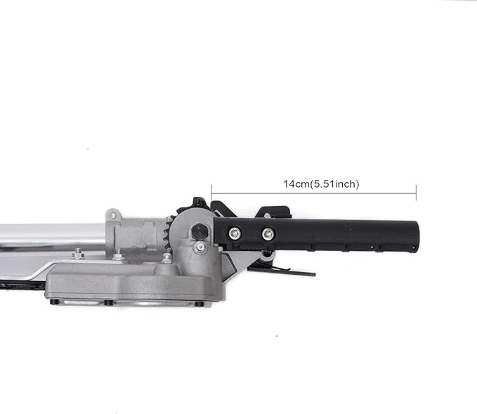 1.7kw 52cc 2-Stroke Straight Shaft Gas Powered String Trimmer, Gas Brush Cutter and Dual Line Trimmer, Grass Trimmer- Lightweight Weed Wacker for Lawn Care
