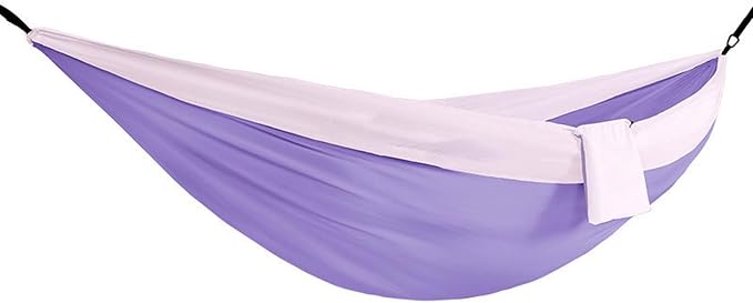 YSUEFIJO Double Camping Hammock, Hanging Hammock for Travel Or Outdoor Adventures, Outdoor Hammock Easy to Set Up Anywhere, Foldable and Portable Design, Holds 300kg